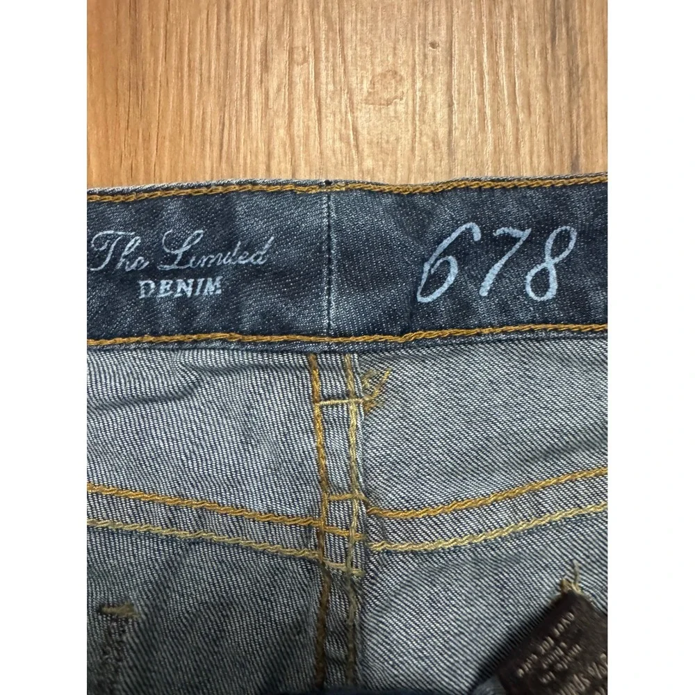 The Limited 678 Bootcut Jeans Womens 14R Dark Wash Y2K Denim Flared Leg